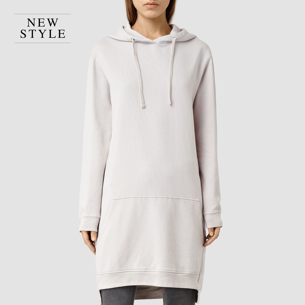 All Saints Longline Scala Hoodie